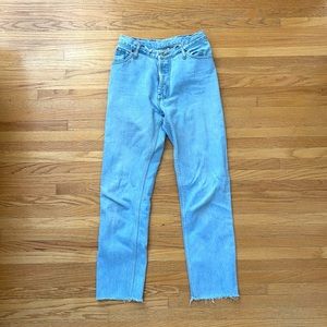 Re/Done Ankle Fray Jeans